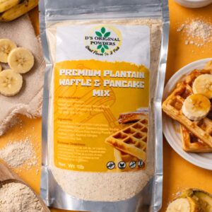 PLANTAIN WAFFLE/PANCAKE MIX 454G